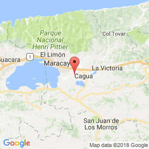 Localización de Santa Cruz de Aragua en Aragua
