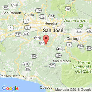 Localización de San Ignacio en San José