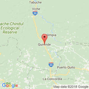 Localización de Quinindé en Esmeraldas