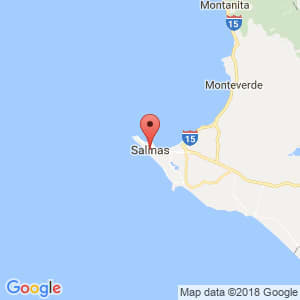 Localización de Salinas en Santa Elena