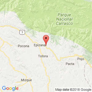 Localización de Esmeralda en Cochabamba