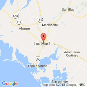 Localización de Ahome en Sinaloa