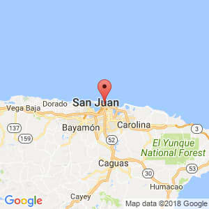 Localización de Condado en San Juan