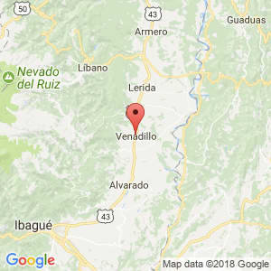 Localización de Venadillo en Tolima