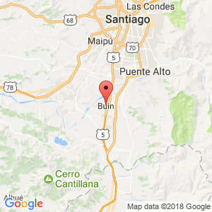 Localización de Buin en Metropolitana de Santiago