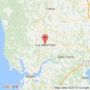 Localización de Los Muermos en Los Lagos