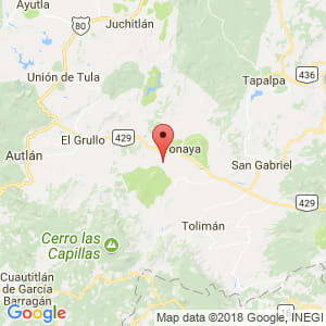Localización de El Limón en Jalisco