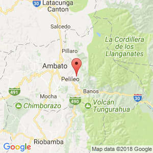 Localización de Patate en Tungurahua