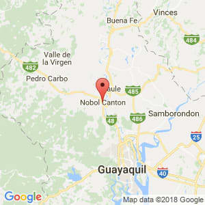Localización de Nobol en Guayas