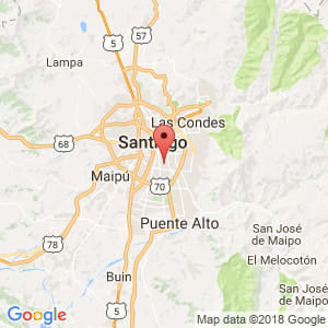 Localización de San Joaquín en Metropolitana de Santiago