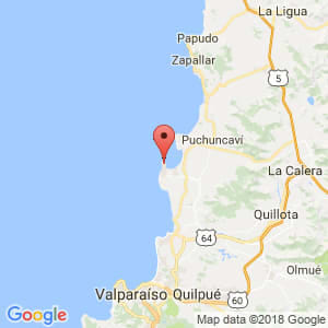 Localización de Quintero en Valparaíso