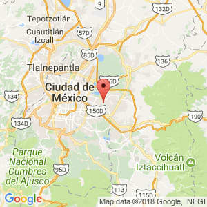 Localización de Nezahualcóyotl en México