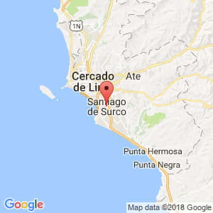 Localización de Surco en Lima Provincias