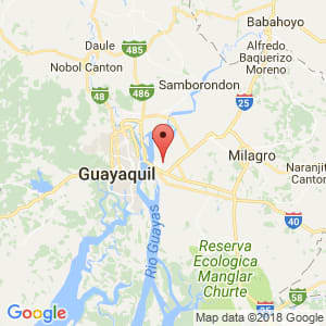 Localización de Durán en Guayas