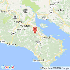 Localización de Nandayure en Guanacaste