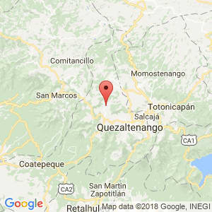 Localización de Cajolá en Quetzaltenango