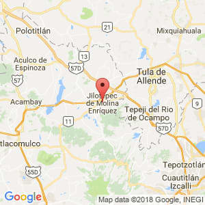 Localización de Jilotepec en México