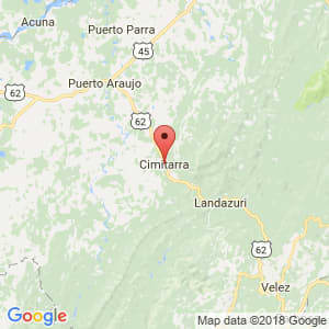 Localización de Cimitarra en Santander