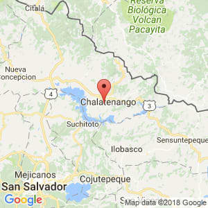 Localización de San Miguel de Mercedes en Chalatenango