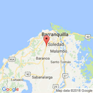 Localización de Galapa en Atlántico