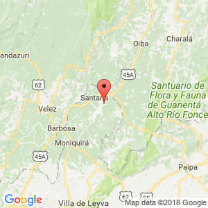 Localización de Chitaraque en Boyacá