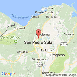 Localización de Santiago en Cortés