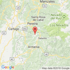 Localización de Filandia en Quindío