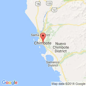 Localización de Chimbote en Ancash