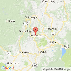 Localización de Sandoná en Nariño Localización de Sandoná en Nariño