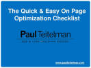 Photos of Paul Teitelman Seo Consulting