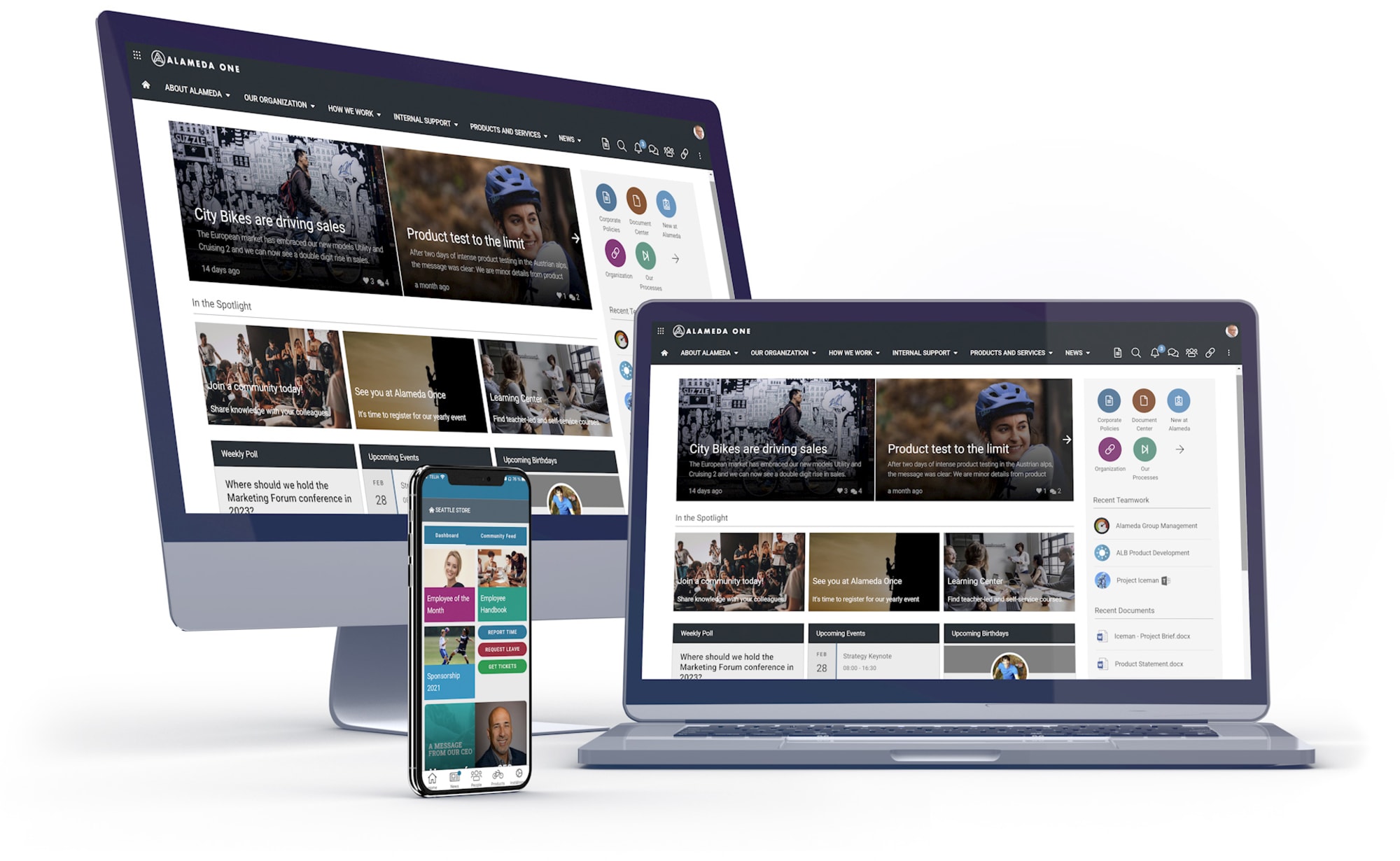 Omnia Intranet Dashboard