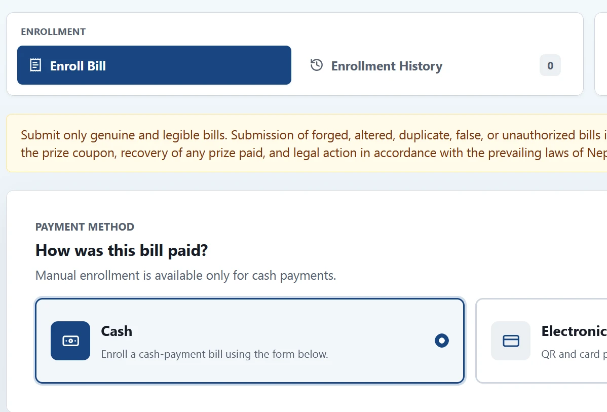 How to register in taxpayer incentive prize program launched by the government of Nepal and win millions everyday image