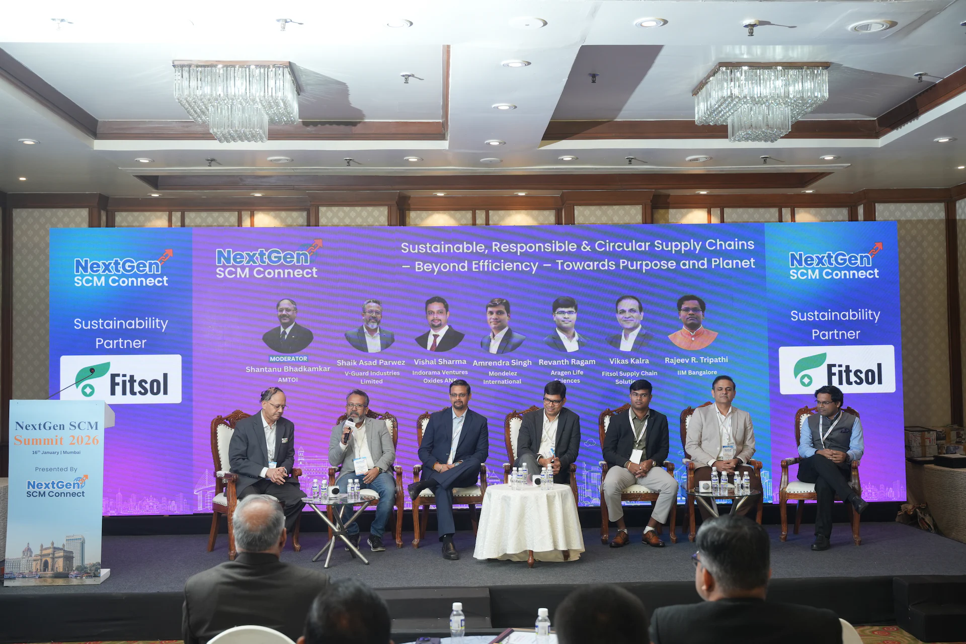 Industry leaders discussing ESG and sustainability