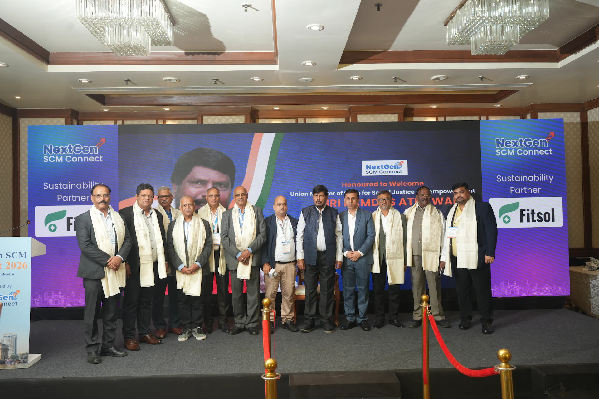 Organizers and dignitaries with Chief Guest