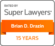 Super Lawyers 15 Years Brian Drazin