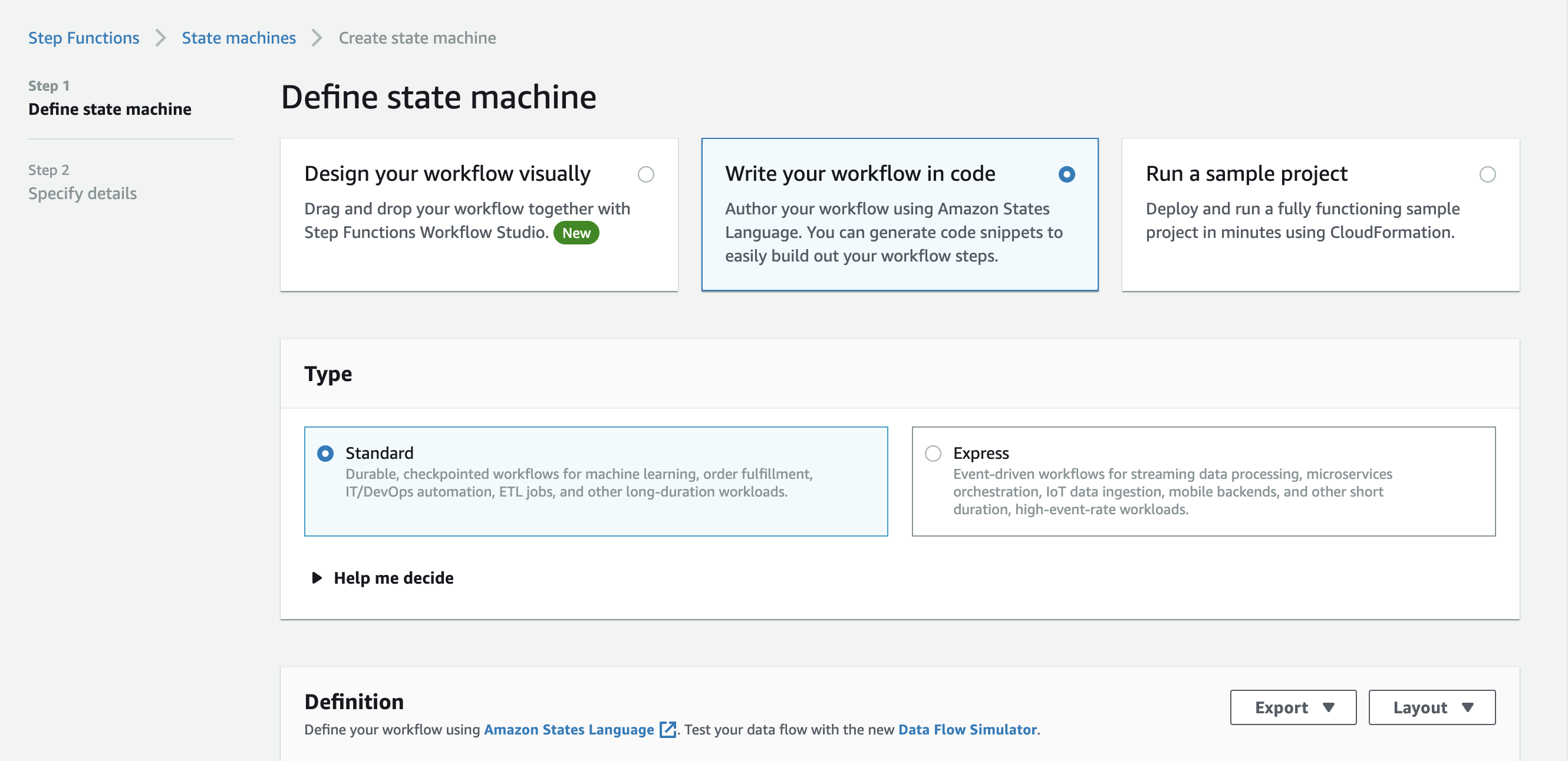工作流入门：AWS步骤函数的状态机简介 Getting Started with Workflows: An Introduction to ...