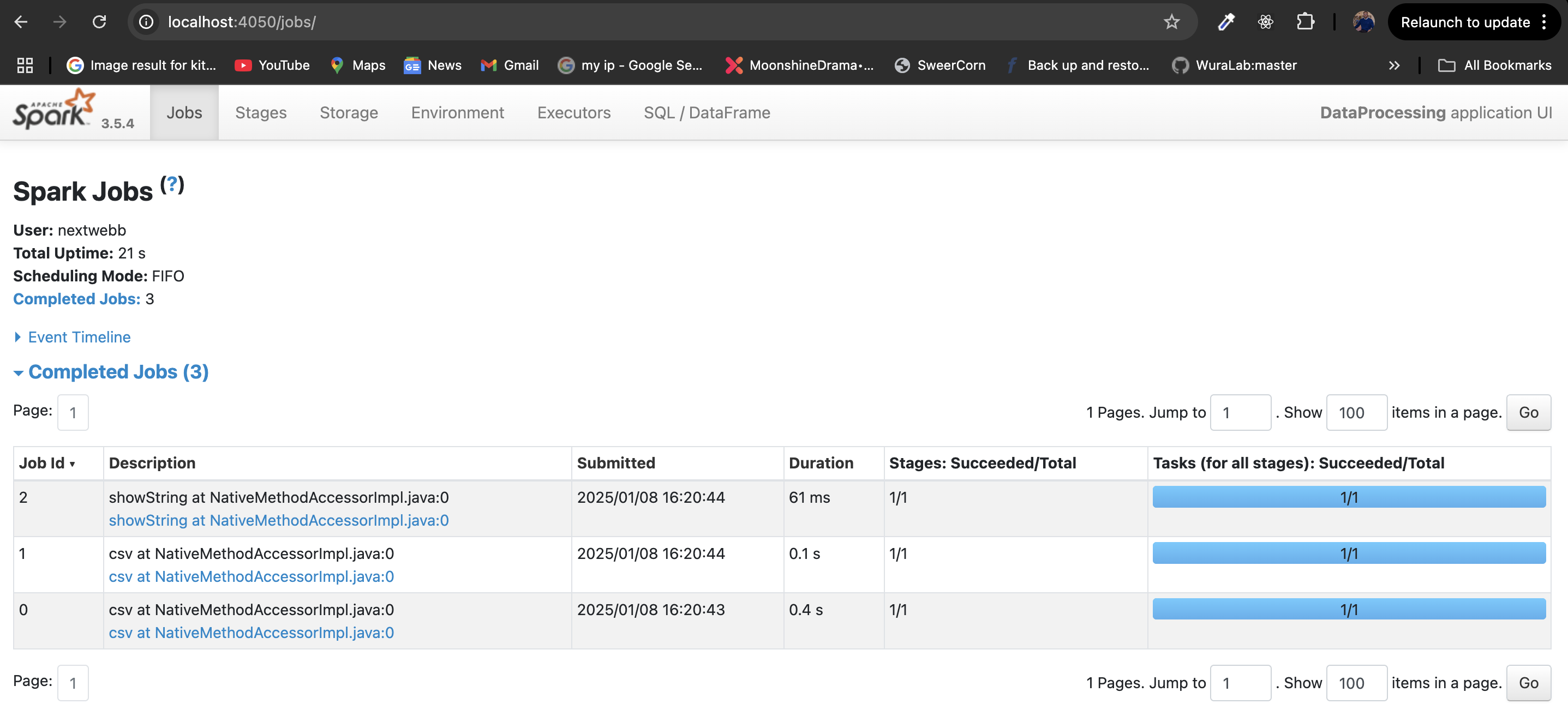 Spark UI