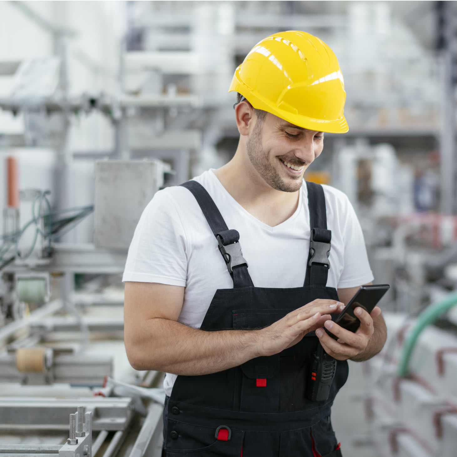 Mitarbeiter Produktion Smartphone