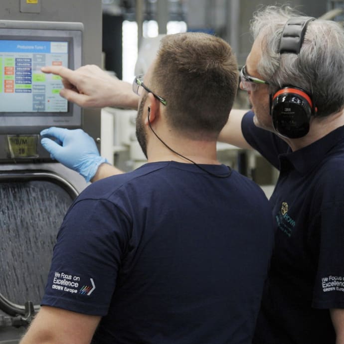 Maschineneinstellung