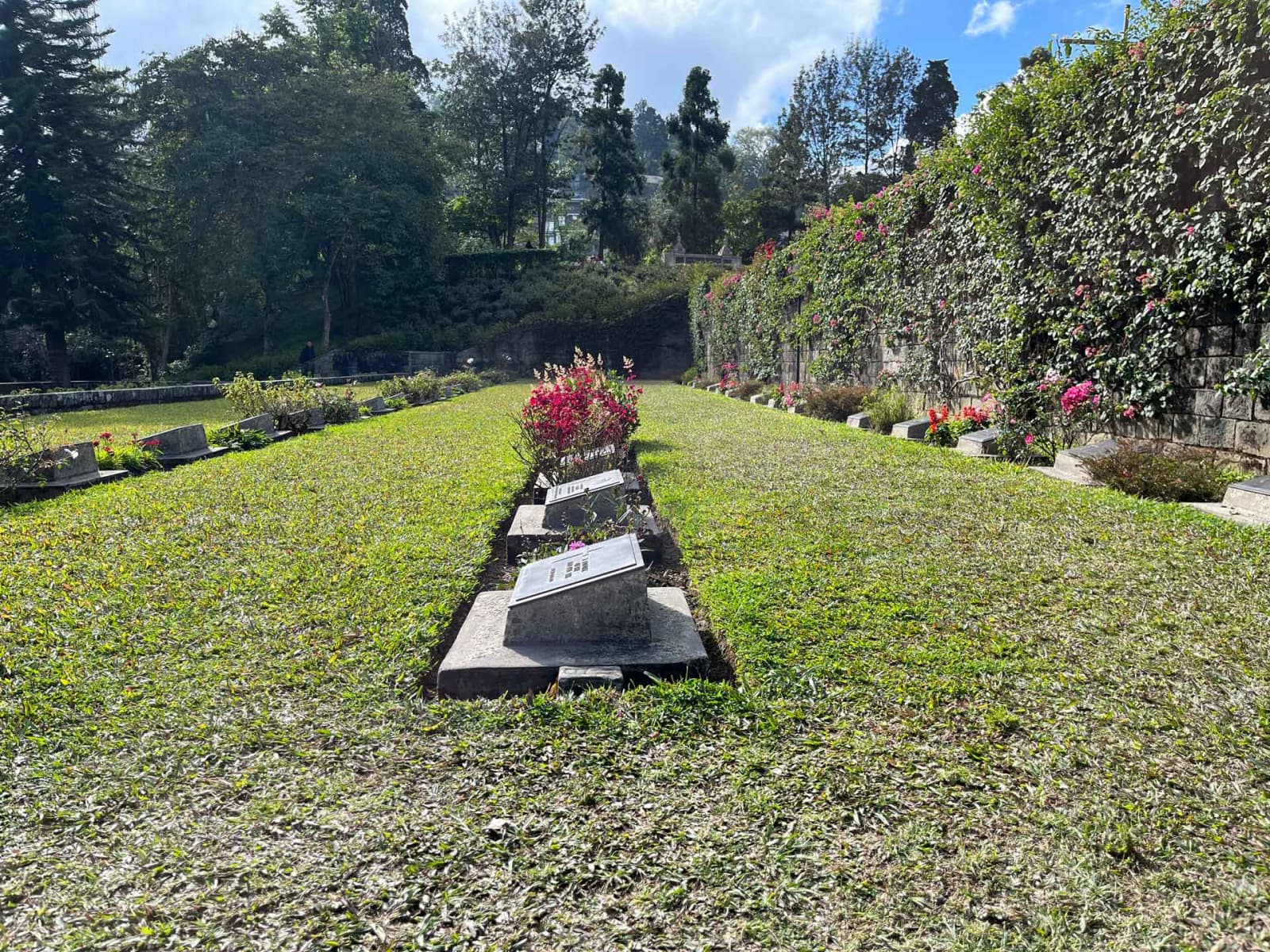 Kohima War Cemetery memorial on Garrison Hill