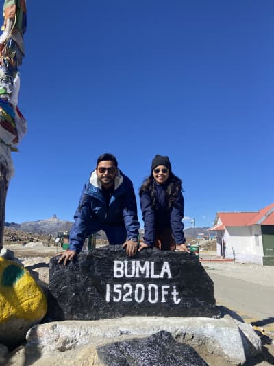 Reaching 15,200 ft at Bum La Pass on the Line of Actual Control.
