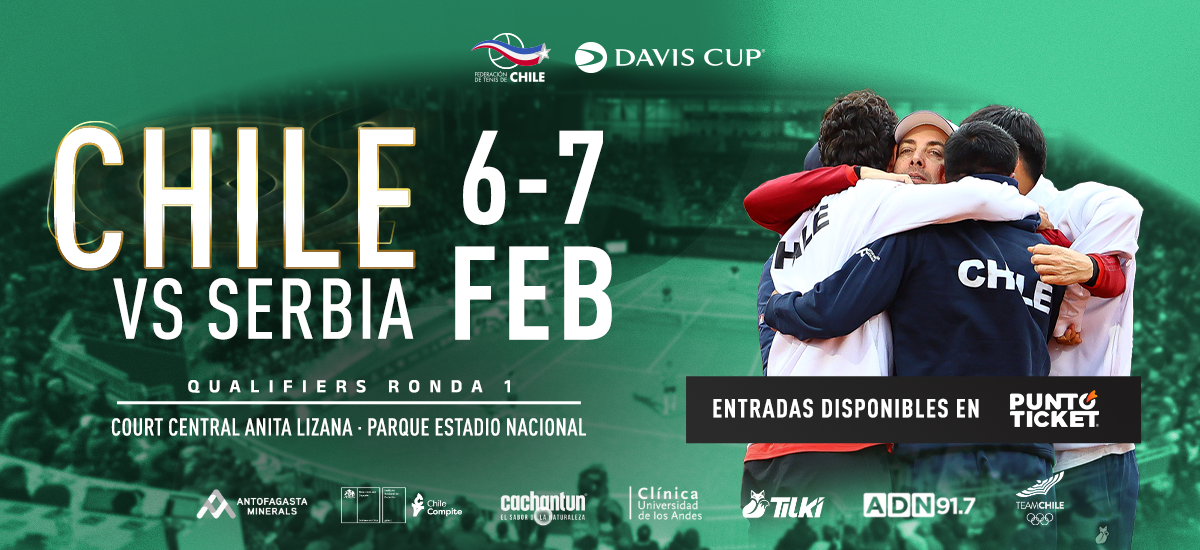 Copa Davis Chile vs Serbia: comenzó la venta de entradas