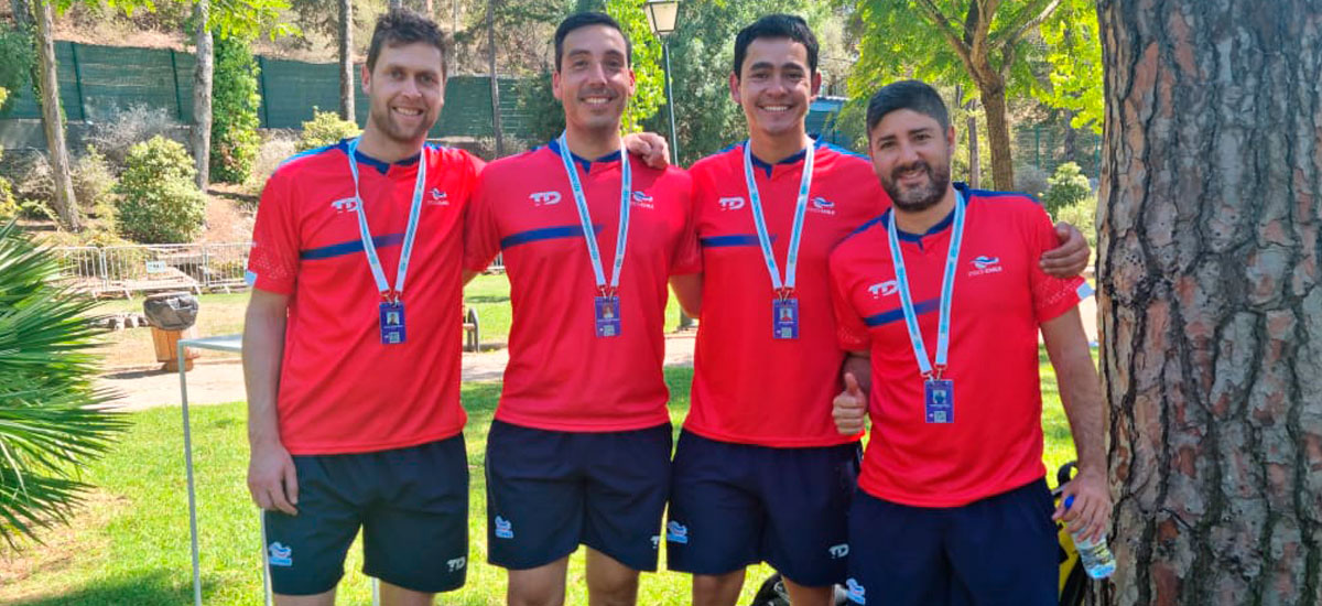 El Team Chile del Tenis concluyó su participación por equipos en el Mundial Máster