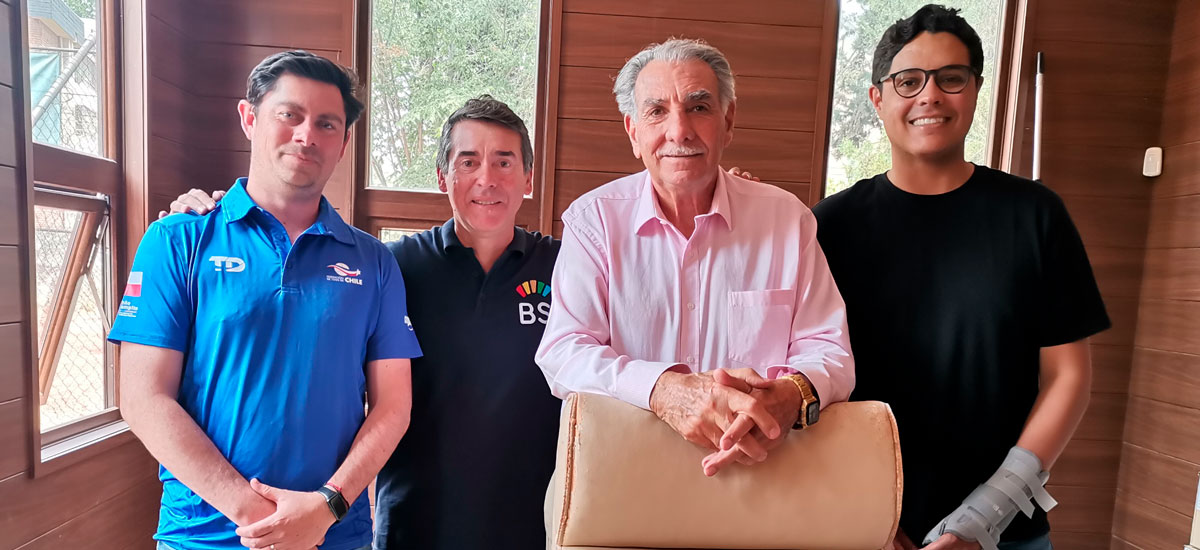 Conocimos a Eduardo Raffetto impulsor del Tenis para Ciegos