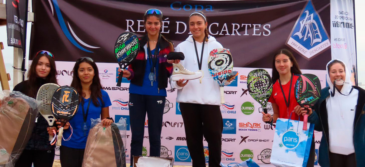 En Viña del Mar se disputó el primer torneo interescolar de Tenis Playa