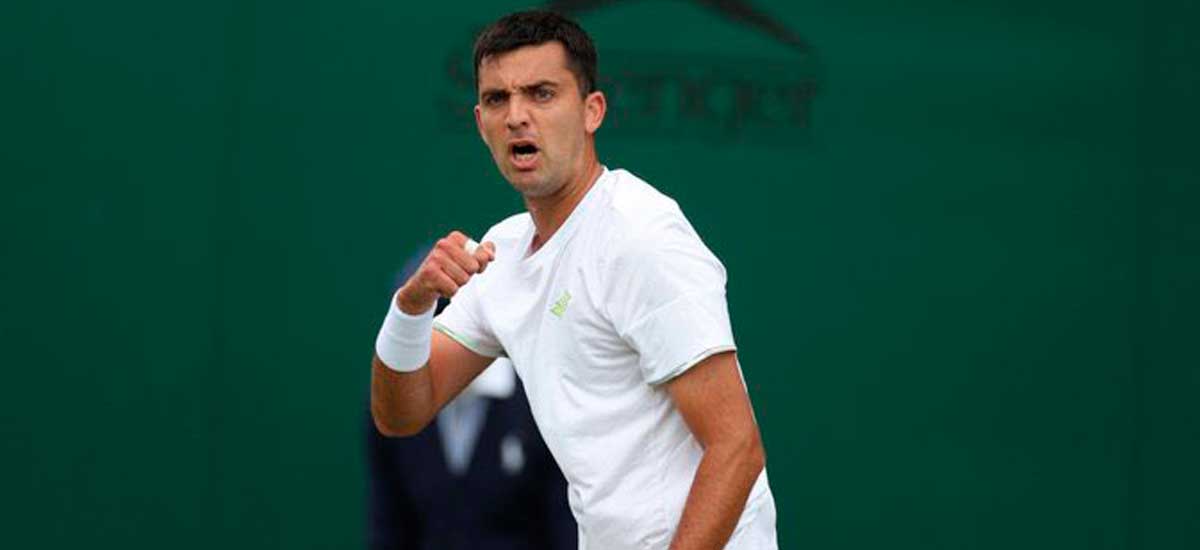 Tomás Barrios logró su mejor victoria en el cuadro principal de Wimbledon