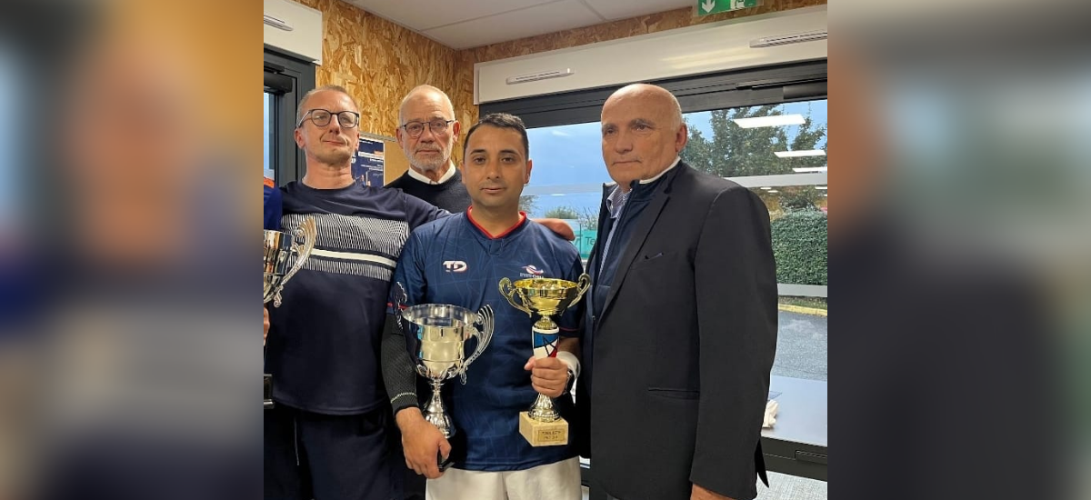 Luis Viñales destacó en torneo Parastanding Tennis en Francia