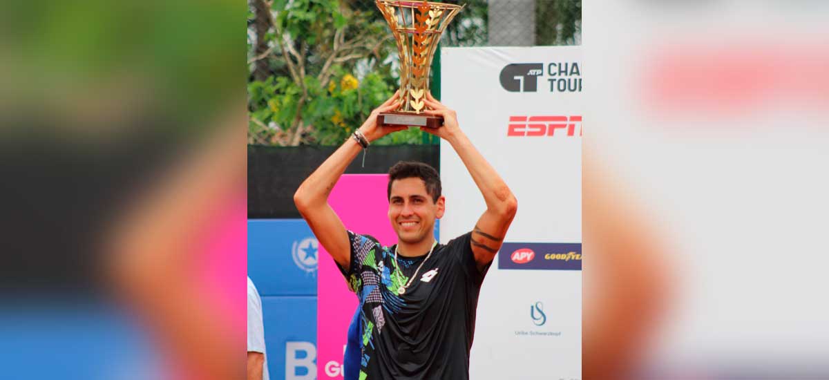 Alejandro Tabilo volvió a conquistar el título del Challenger de Guayaquil