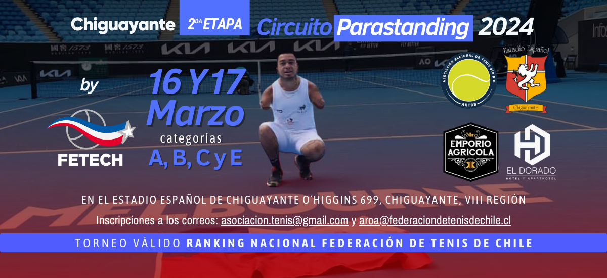 El Circuito Parastanding Federado se traslada a la Región del Biobío