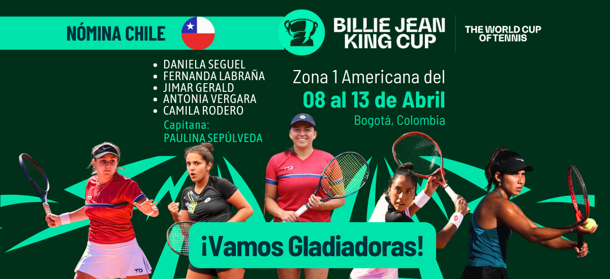 Nómina oficial equipo chileno de Billie Jean King Cup